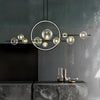 Bubbles Black Dining Room Chandeliers Ha084736