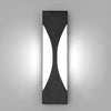 Rectangular Waterproof Led Black Outdoor Wall Sconce