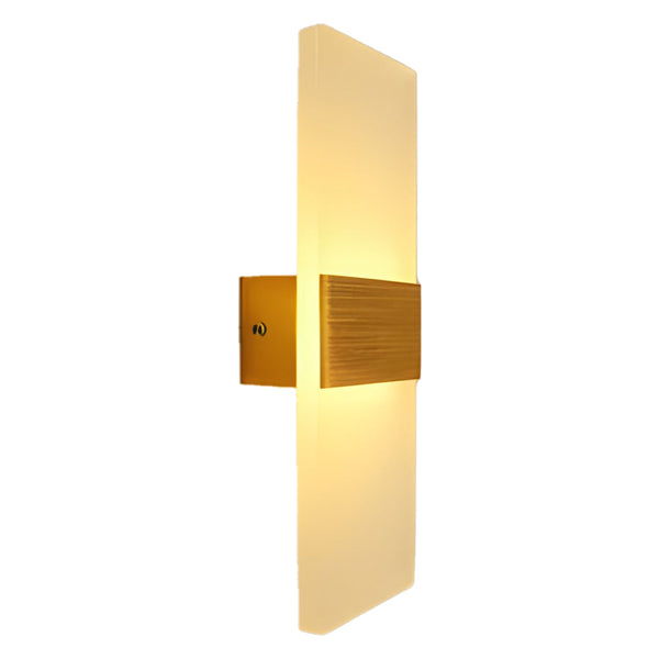 Rectangular Acrylic 6W Modern Wall Lamp