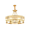 Round Metal Crystal Chandelier Ha098815