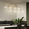 2 4 Light Modern Led Acrylic Seagull Linear Chandelier For Dining
