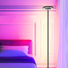 66 Inch Dimmable Rbg Led Torchiere Adjustable Floor Lamp