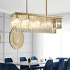 Rectangular Crystal Chandelier Ha087444
