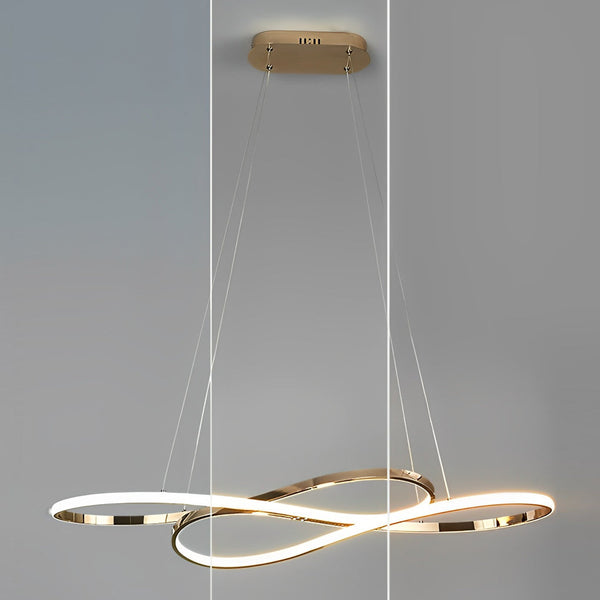 Wavy Double Ceiling Hanging Lamp Li002264