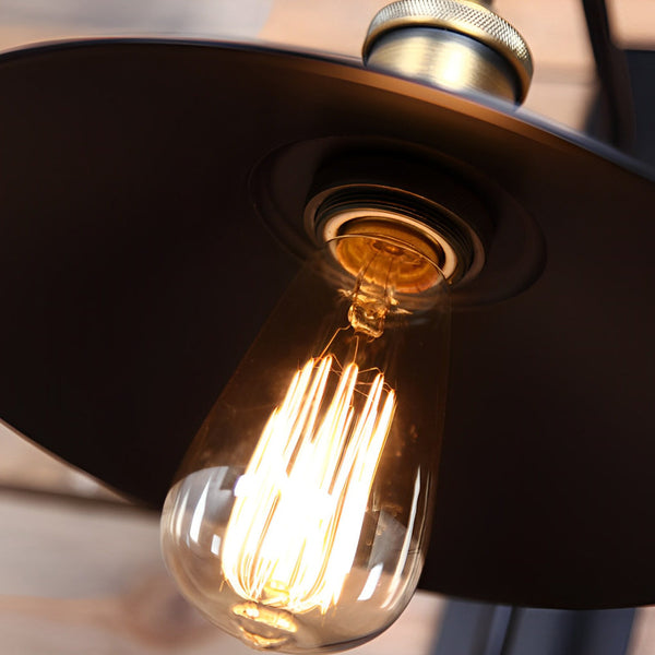 Black Retro Industrial Wall Lamp Ha076411