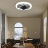 12 2 In Low Profile 7 Blades Led Flush Mount Ceiling Fan