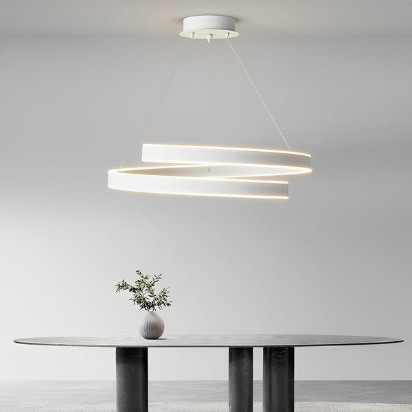 Rotating White Nordic Chandelier Ha083139