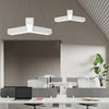 4 Pcs Modern Seamless Y Shaped Linear Led Office Pendant Lights