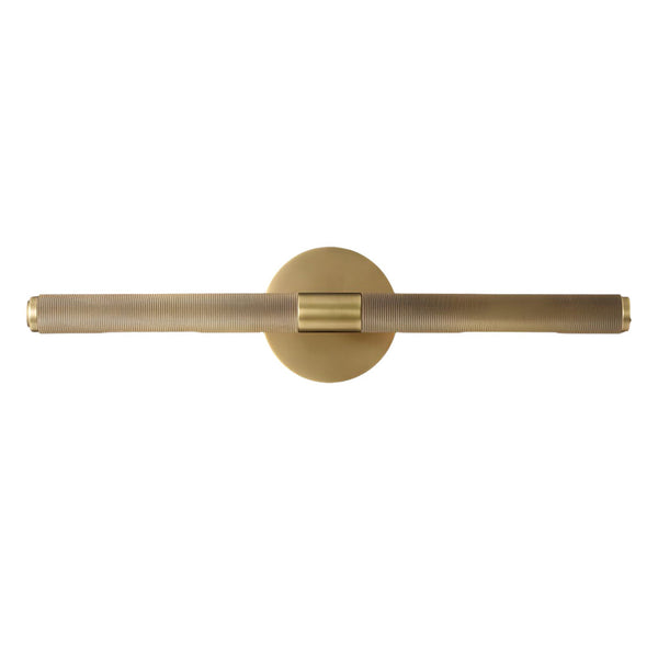 Modern Knurled Texture Led Bathroom Vanity Light Swiveling Head