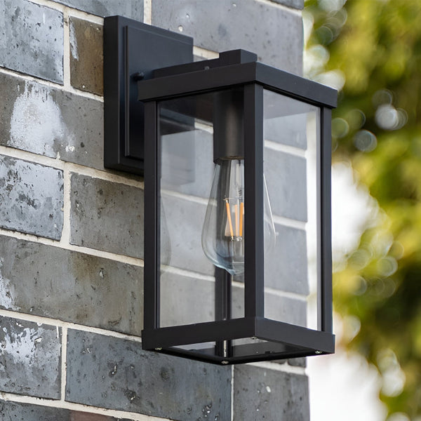 Rectangular Glass Outdoor Wall Lamp Li002063