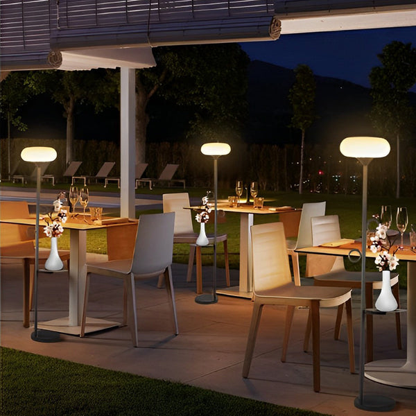Remote Control Led Outdoor Rod Floor Accent Lamp