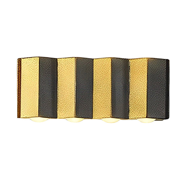 Black Gold Aluminum Led Outdoor Up Down Wall Light