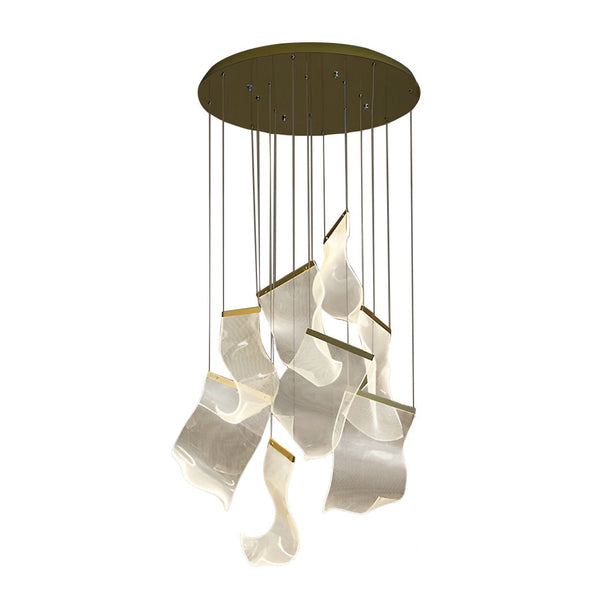 Irregular Curl Led Nordic Chandelier Ha084765