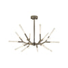 Unique Acrylic Branches Led Minimalist Lines Postmodern Chandelier Lamp