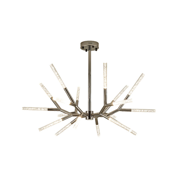 Unique Acrylic Branches Led Minimalist Lines Postmodern Chandelier Lamp