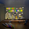 Led Acrylic Message Board Colorful Writable Table Lamp