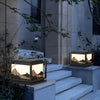Square Mountain Scenery Solar Post Caps Lights Li002154