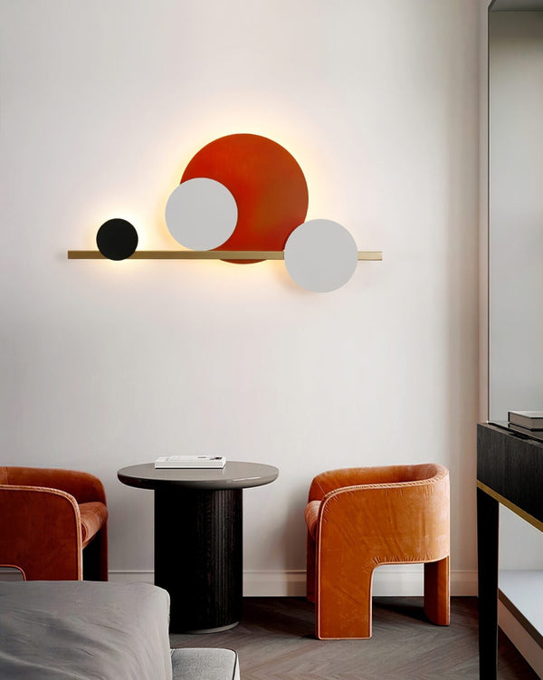 4 Circle LED Wall Light