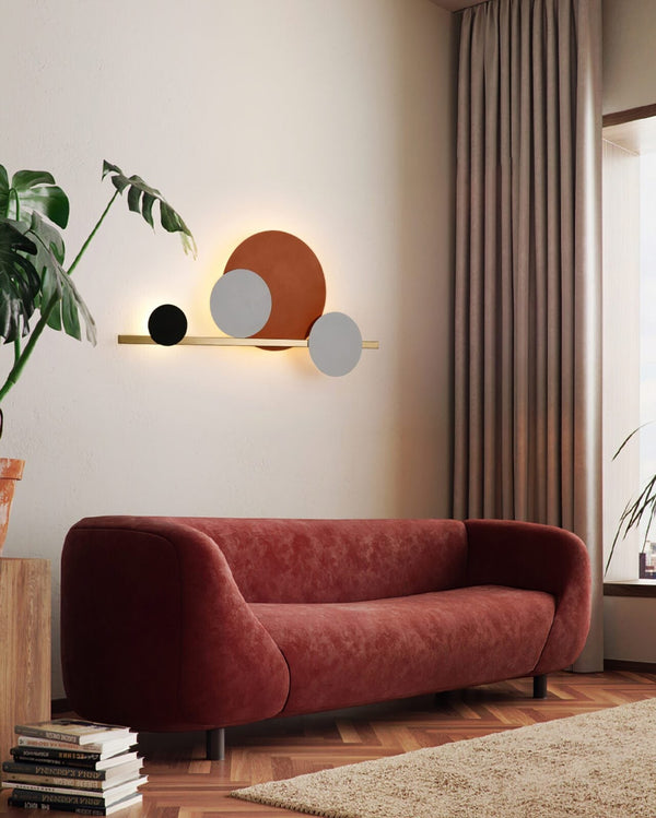 4 Circle LED Wall Light