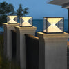 Square Solar Fence Post Lights Ha079341