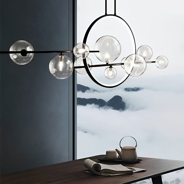 Bubbles Black Dining Room Chandeliers Ha084736
