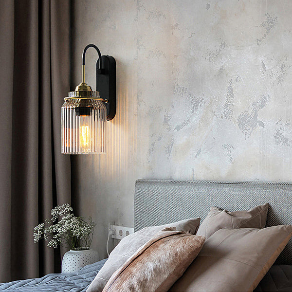 Round Glass Shade Wall Sconce Ha097918