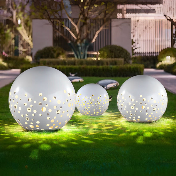 Waterproof Hollow White Outdoor Lantern Ha090540