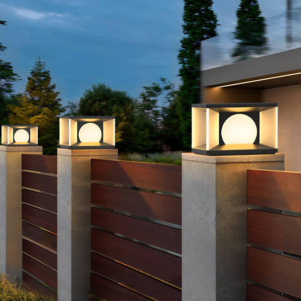Square Modern Solar Post Caps Lights Li002118