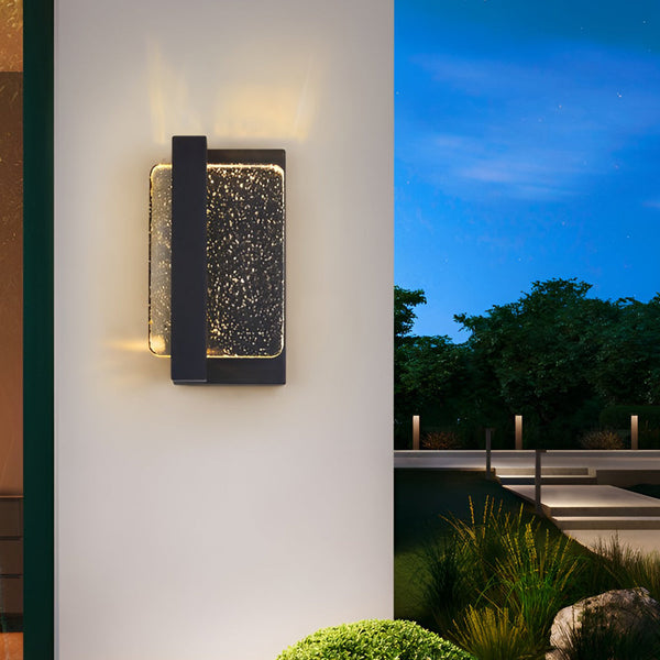 Crystal Waterproof Outdoor Wall Lamp