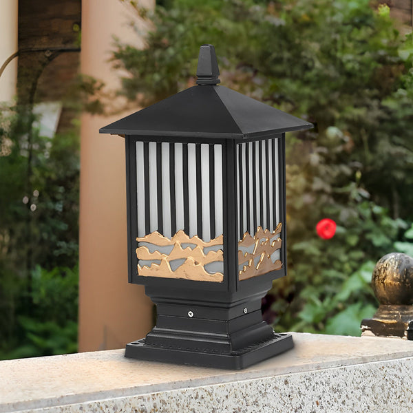 Retro Vintage Solar Fence Light Ha093283