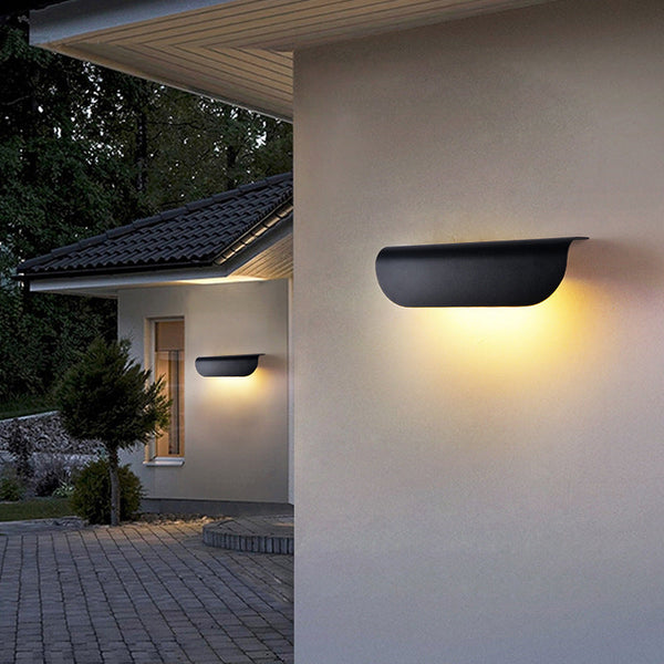 Minimalist Led Waterproof Exterior Wall Light For Garden Balcony Stair Aisle
