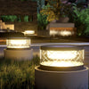Round Solar Post Caps Light Ha091119