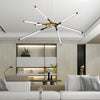 3 8 Light Led Dimmable Linear Sputnik Chandelier For Living Room