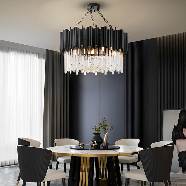 Circular Clear Modern Chandelier Ha084710