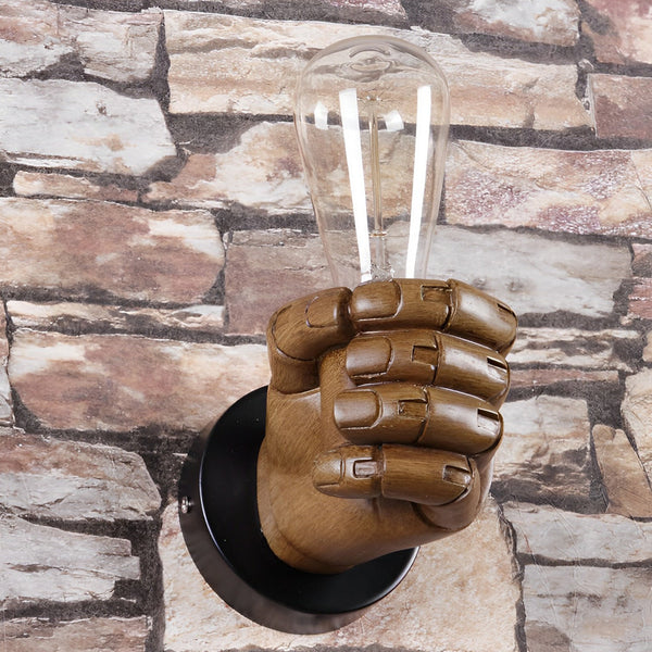 Hand Fist Shaped Wall Lamp Li002382