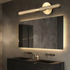 Modern Knurled Texture Led Bathroom Vanity Light Swiveling Head