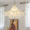 Elegant Pagoda Crystal Chandelier With Led Dimming Elegant Chrome Finish