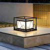 Square Mountain Scenery Solar Post Lights Li002089