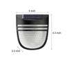 Modern Solar Powered Black Wall Fence Lights 4 Pack