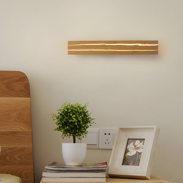 Adjustable Rectangular Three Step Dimming Led Modern Wall Lamp