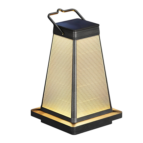 Square Portable Solar Outdoor Lantern Ha085030