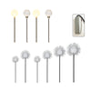 10Pcs Solar Dandelion Garden Lights Outdoor Pathway Light For Yard