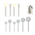 10Pcs Solar Dandelion Garden Lights Outdoor Pathway Light For Yard