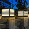 Square Ip65 Waterproof Led Solar Modern Outdoor Deck Post Lights Pillar Light