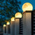 Moon Modern Solar Post Light Li001959