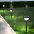 Black 27 6 Inch H Solar Led Path Lights With Stake