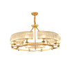 Round Metal Crystal Chandelier Ha098815