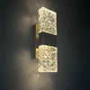 Creative Crystal Up And Down Lights Led Electroplated Modern Wall Sconces