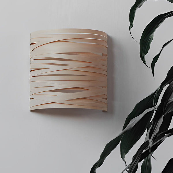 Semi Cylindrical Handmade Wall Lamp Li002348