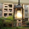 Square Black Modern Outdoor Pendant Light Ha092599